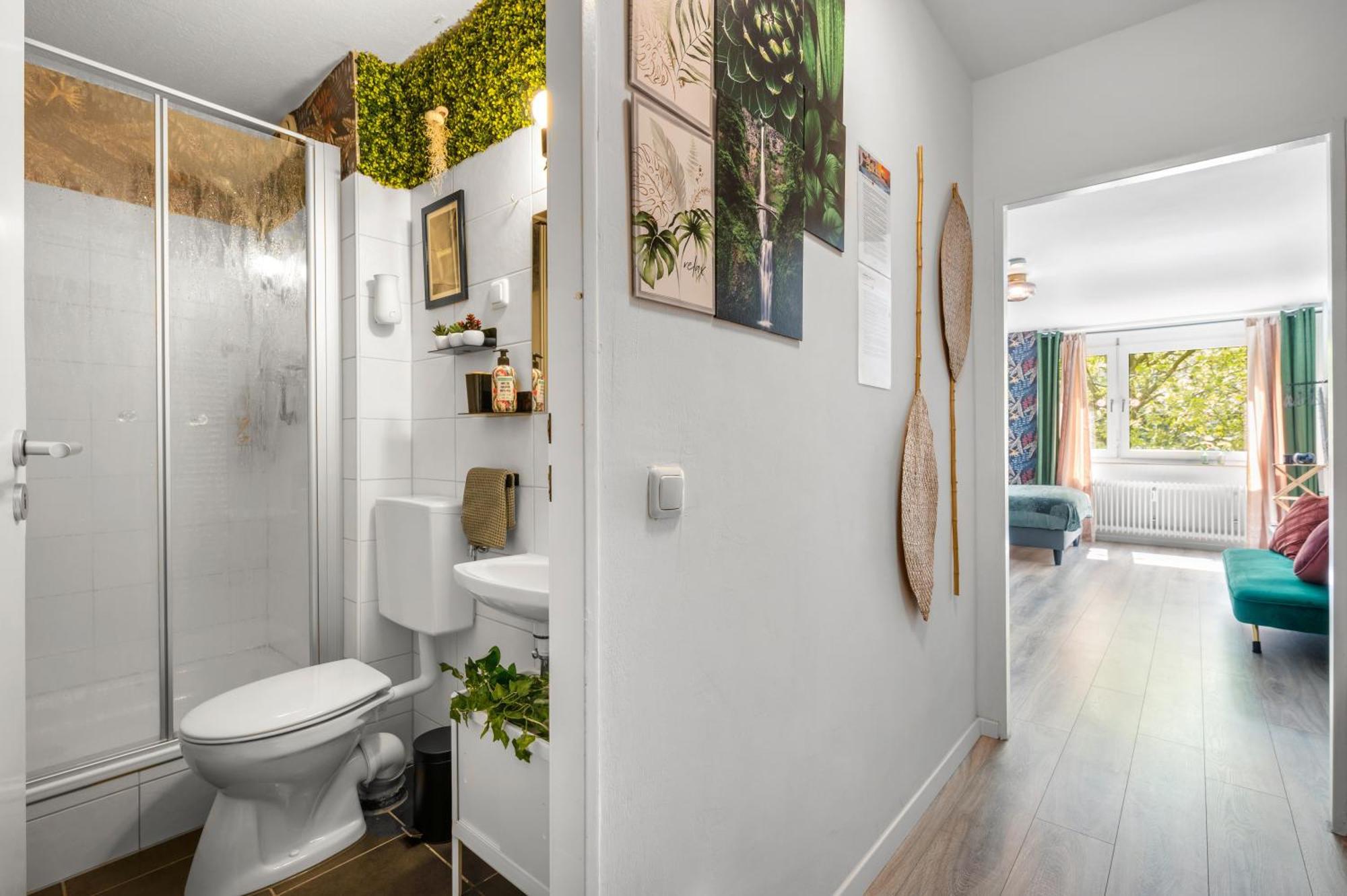 Urban Jungle Studio Apartment Offenbach del Meno Exterior foto